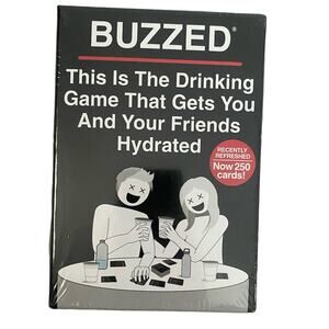 Buzzed Card Game Drinking Party Board Game NEW SEALED HOLIDAY GIFT